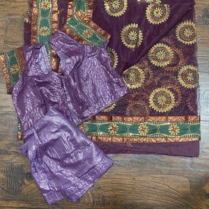 Ready to wear designer Net Saree set of 3